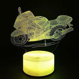 Motorcykel LED 3D lampe
